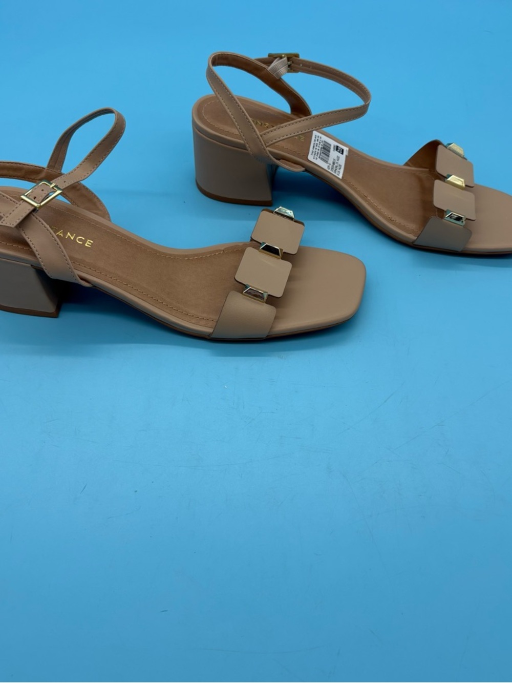 Constance Sandals Nude Women’s Size 10 - Picture 2 of 9